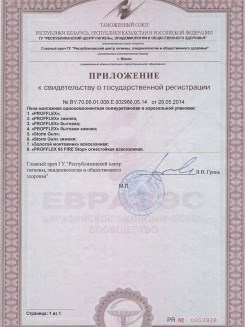 2015.03.25 Кингисепп - Приложение к сертификату, Профили поливинилхлоридные системы Rehau.